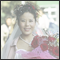 Portrait of a bride with a bunch of flowers. Urumqi, Xinjiang, CHN