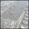 Aerial view of the greatest oil harbour in the world Rotterdam, NLD